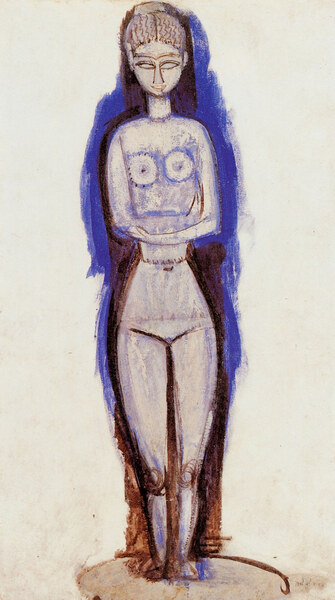 Modigliani - Standing Nude by Modigliani